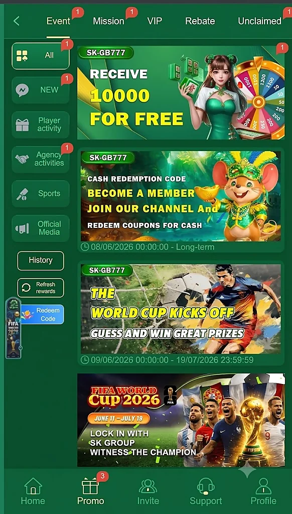 GB777 Bonuses
