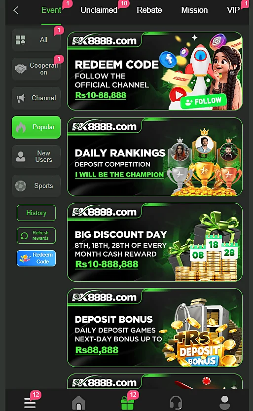 P888 Rewards and Bonuses