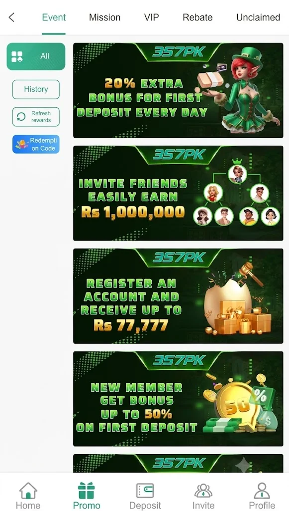 357Pak apk bonuses