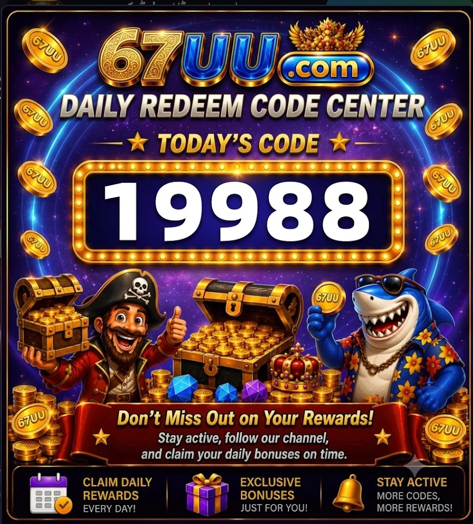 67UU Game daily rewards