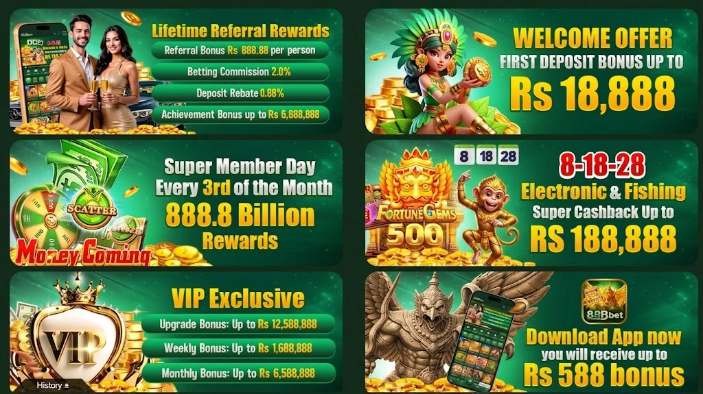 88BET Game Login Rewards